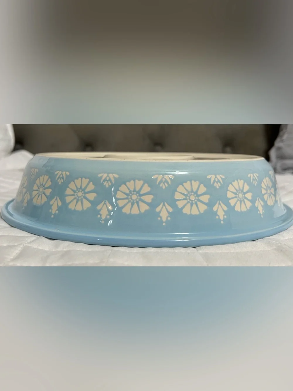 Pioneer Woman Sweet Rose Light Blue Pie Plate Dishwasher Oven & Microwave Safe